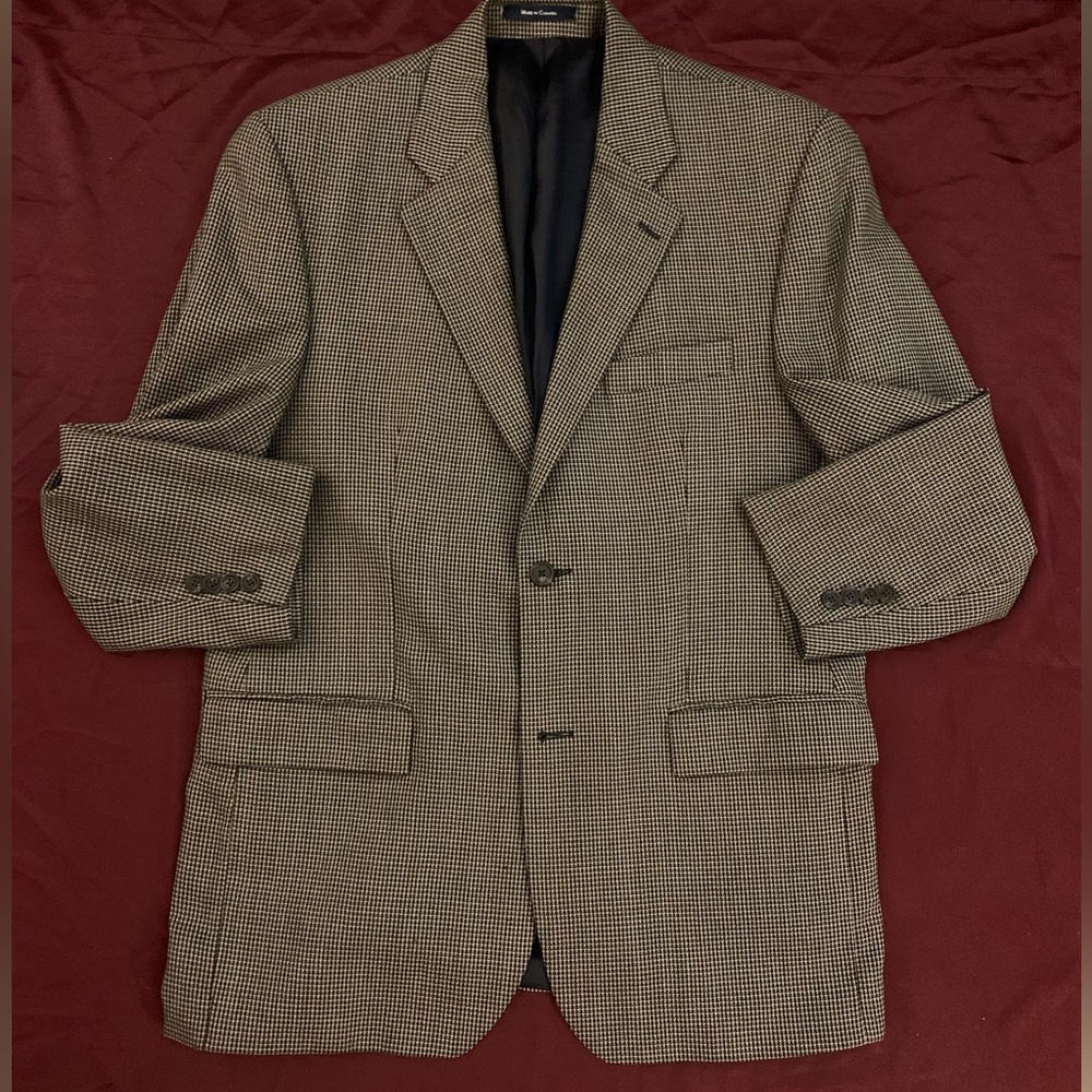 RALPH LAUREN Pure New Wool Checked Jacket